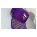 Minnesota Vikings Fitted Ball cap M/L 39thirty  Signed by Carl Eller