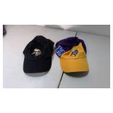 2 Minnesota Vikings Ball caps both 47 brand