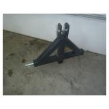 Wolverine 3 Point to 2" Receiver Adapter Black