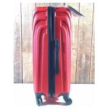 InUSA Vasty Lightweight Hardside Medium Checked Spinner Suitcase