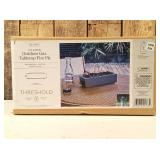 Threshold - Two Harbors 15" Patio Tabletop Fireplace Black