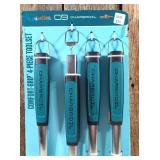 Char-Broil 4pc Comfort Grip Tool Heat-Resistant Grill Cookware Set