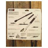 Weber 3pc Precision Grill Tool Set Black