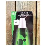 Black and Green Lava Lamp