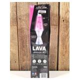 LAVA 14.5" Pinwheel Holographic Foil Novelty Table Lamp