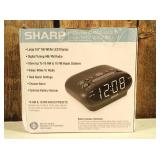 Sharp Digital Dual Alarm Clock with AM/FM Radio