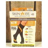 Skineez Medical Grade Advanced Healing Compression Socks, 2 Pairs, Small Medium