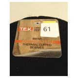 T.E.K. Classic Thermal Beanie, Black & Green