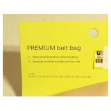 Premium Belt Fanny Pack Bag Tan/Cream