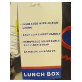 Champion Lunch Bag, Black detachable strap