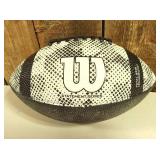 Wilson NCAA Statement Jr Football - Black/Gray