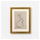 14"x18" Bunnies Framed Art - Threshold