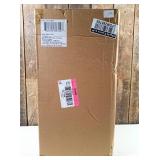 Metal Table Lamp with Pleated Plaid Shade Black - Threshold