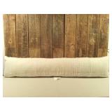 Bed Lumbar Texture Tonal Plaid Decorative Throw Pillow Off White - Threshold