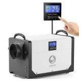 Edendirect 145 pt. 6,000 sq.ft. Dehumidifier with Detachable Control, Anti-corrision Compressor, Best for Basement, Garage (White)