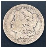 1890-O Morgan Silver Dollar