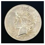 1924 Peace Dollar
