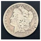 1891-O Morgan Silver Dollar