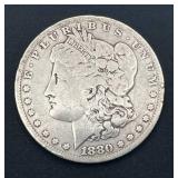 1880-O Morgan Silver Dollar