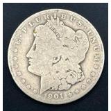 1901-O Morgan Silver Dollar
