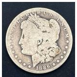 1886-O Morgan Silver Dollar