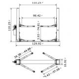 AGT Two post Base plater Auto lift