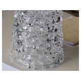 Battery-Powered Plastic Lighted Christmas Tree Table Décor 7" x 24" (clear)