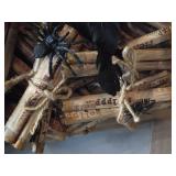 19" Haunted Book Paper Wreath