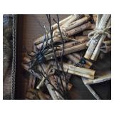 19" Haunted Book Paper Wreath