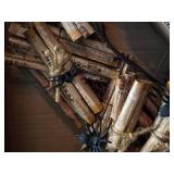 19" Haunted Book Paper Wreath