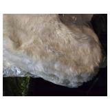 Lot of (6) 18" Faux Arcti Fox Christmas Stockings