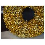 24" Bow Wreath (gold)