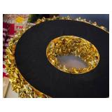 24" Bow Wreath (gold)