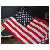 Lot of (12) U.S.A. Flag on Wood Stick