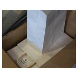 Lot of (52) Gift Bags 8" x 10" and One Box of Gray Tissue Paper