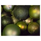 Lot of (1 Tub) Christmas Ball Ornaments (assorted)