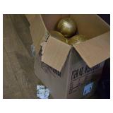 Lot of (1 Box) Christmas Ball Ornaments (assorted)