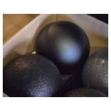 Lot of (8) 10" Christmas Ball Ornaments