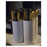 Lot of (4) Ceramic Table Vase 4" x 12"