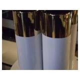 Lot of (4) Ceramic Table Vase 4" x 12"