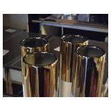 Lot of (4) Ceramic Table Vase 4" x 20"