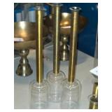 Lot of (3) Bud Vase - Zoya by Accent Décor 2 3/4" x 12 1/2"