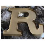 Metal Letter R 21" x 20"
