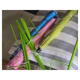 Lot of (2 Sets of 4) Umbrella with Stakes 40" x 24"