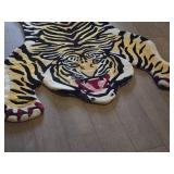 Tiger theme Area Rug 70" x 48"