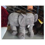 Lot of (4) Stuffed Animals - 24" Crocodile, 20" Elephant, 24" Dog, 12" Yolo Chipmunk