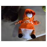 Lot of (4) Stuffed Animals - 24" Crocodile, 20" Elephant, 24" Dog, 12" Yolo Chipmunk