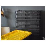 Lot of (4) Storage Bins 30" x 20" x 14"