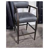 40" Padded Wood Bar Chair by Keagan
