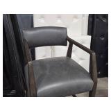 40" Padded Wood Bar Chair by Keagan